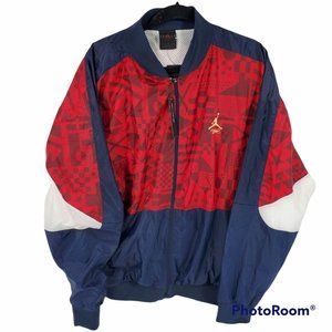 Air Jordan Flight Legacy FIBA Jacket Red/White/Blue CJ9082-451 Men’s Size XL NWT